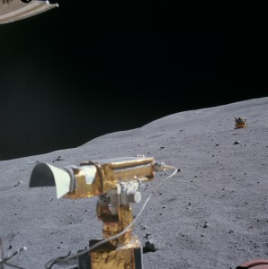 Picture 4 - view of lunar module from rover