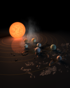TRAPPIST-1 star artist concept, Credits: NASA/JPL-Caltech